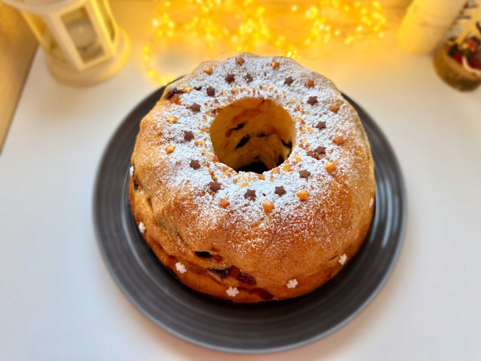 kuglof-bozicni-kolac BožiÄni kolaÄ kuglof sa suhim voÄem i citrusima.