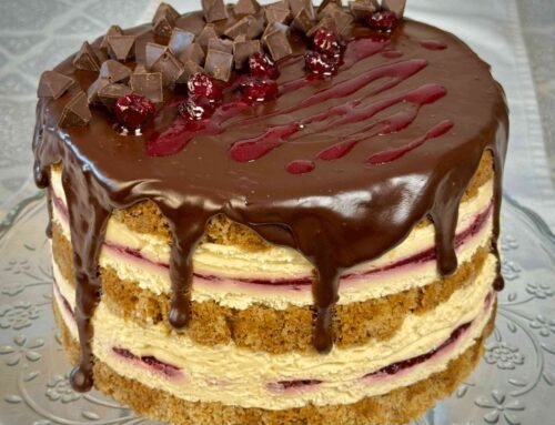 Moka-Amarena torta | Orasi, kafa, višnje i Mascarpone