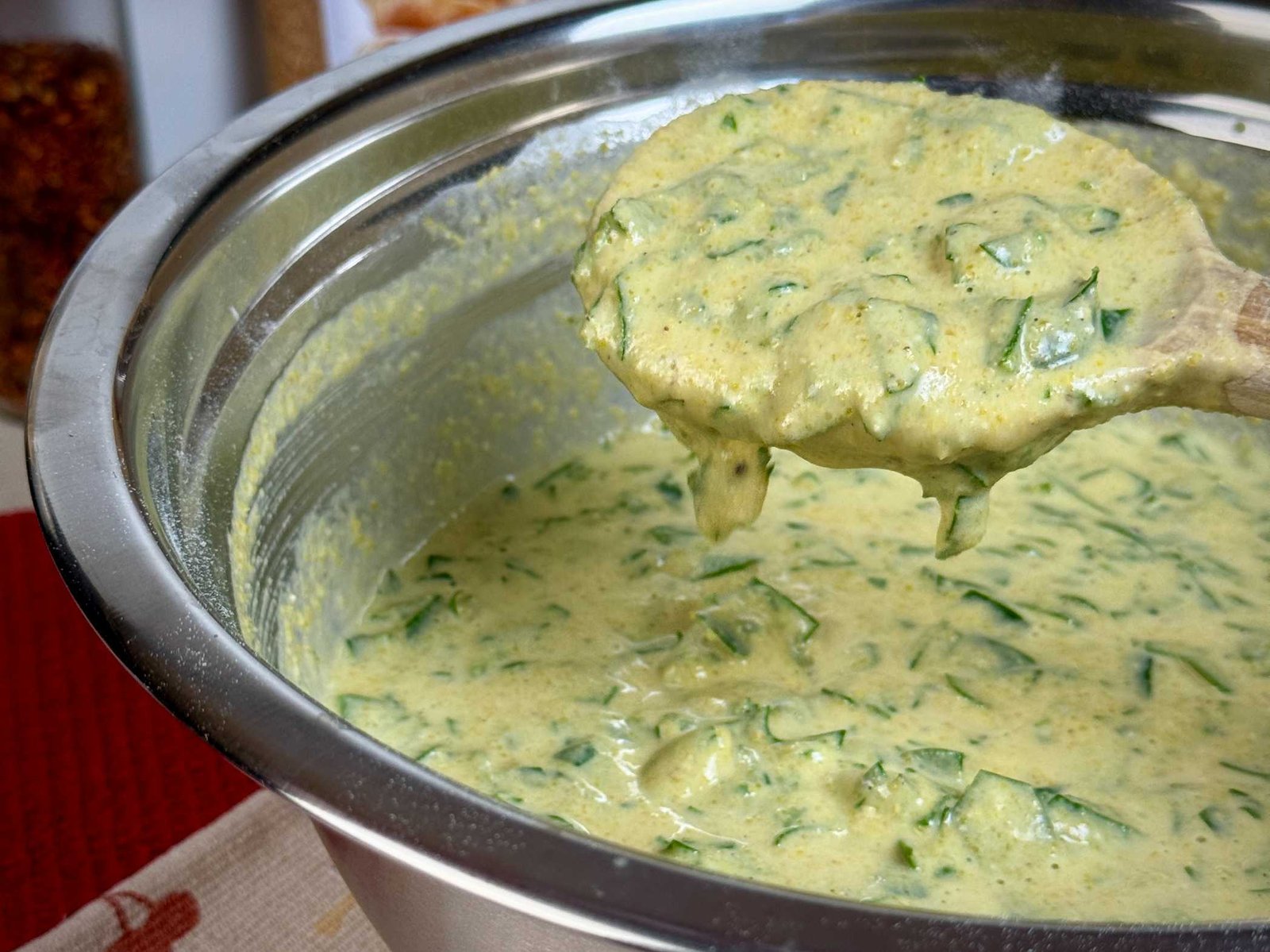 smjesa-kukuruzne-projice-sa-kiselom-vodom Smjesa za kukuruzne projice sa kiselom vodom i špinatom.