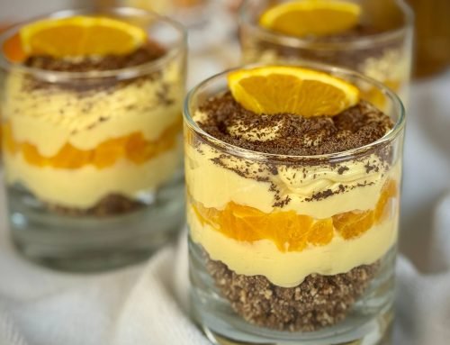 Kremasti Jaffa desert u čaši (Bez pečenja)