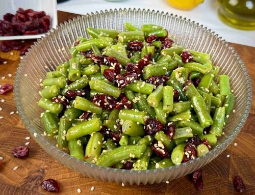 Salata od mahuna sa brusnicama i susamom