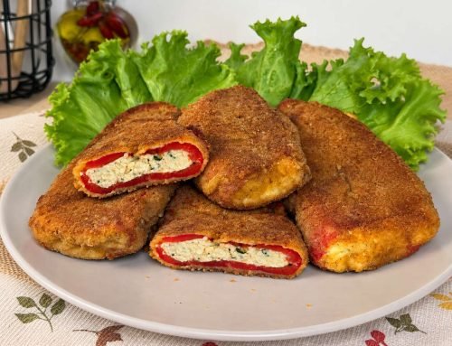 Pohovane paprike punjene sirom – jednostavan recept